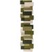 Flair Rugs laagpolig wollen vloerkleed met print 300x66 cm - groen