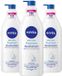 NIVEA Bodylotion Pump Express Hydration - 3 x 400 ml - Voordeelverpakking