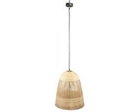 PTMD COLLECTION PTMD Sadie Ronde Hanglamp - Ø50 cm - Bamboe - Lichtbruin