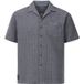 Jan Vanderstorm herren Overhemd Met Korte Mouwen - 41/42 - blauw - Plus Size