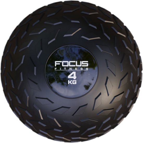 Focus Fitness Slam Ball met grip - - 4 kg