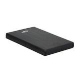 Externe behuizing voor SATA-schijven, USB 3.0, compatibel met 9,5 mm, zwart, hoge overdrachtssnelheid.