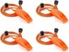 ZenithVibe Superluide Noodfluit, 4 Stuks met Lanyard, Wit, Titanium