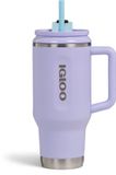 Igloo Flip 'n' Sip Drinkbeker met rietje Lila 0,946L RVS