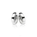 Zinzi zilveren oorringen 12 x 3mm glad met luxe klapsluiting ZIO187