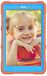 Samsung Tab A 8.0 (2019) T290/T295 hoes met standaard, duurzame, schokbestendig, harde hybride drielaagse beschermhoes, softshell, Apple tablet, siliconen hoes (oranje + blauw)