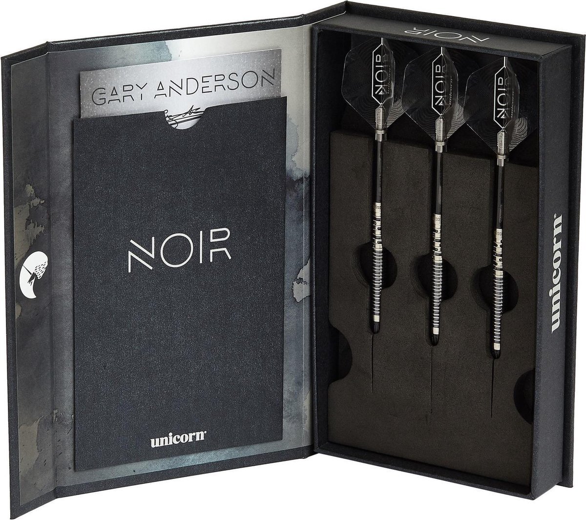 Unicorn Gary Anderson Noir Phase 5 80% Soft Tip - Dartpijlen - 20 Gram