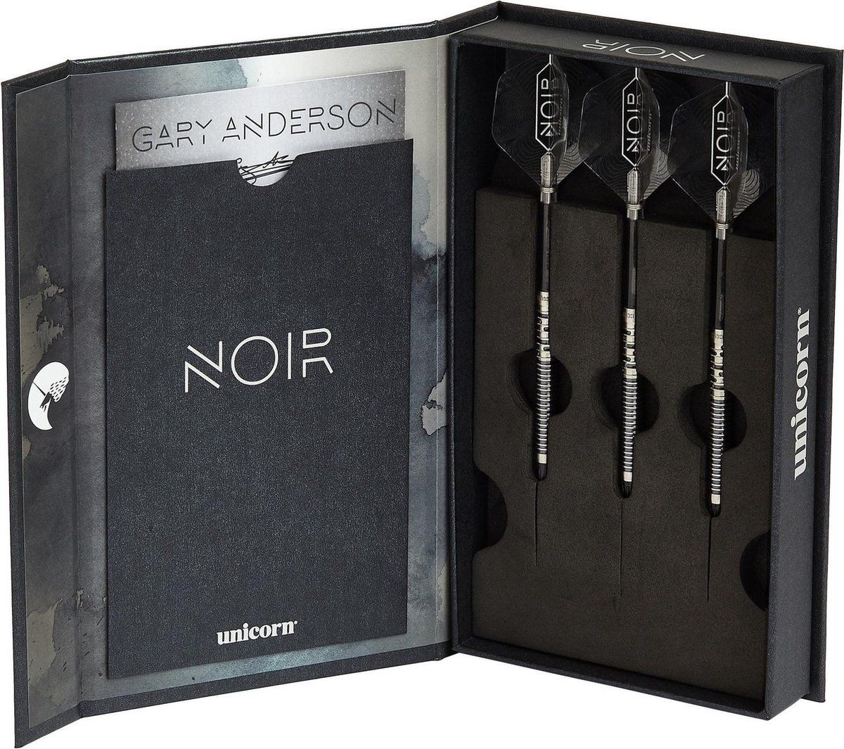 Unicorn Gary Anderson Noir Phase 5 80% Soft Tip Dartpijlen - 20 Gram