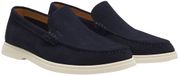 BOSS Sienne Loafer Slip-On Schoenen Heren Donkerblauw - Off White