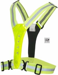 Benson LED Reflecterende Hardloopvest - Unisex - Geel - One Size