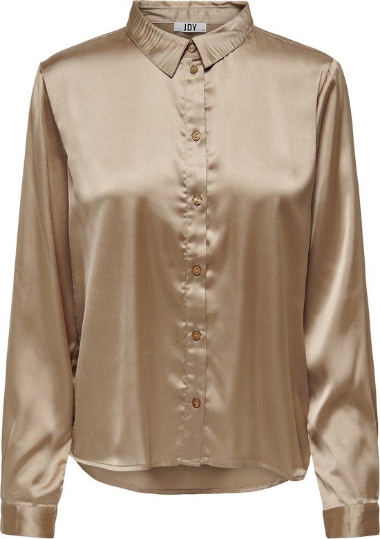 JDY JDYFIFI L/S SHIRT WVN NOOS Dames Blouse Chanterelle Polyester 42