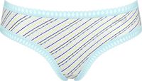 Sloggi Women GO Crush Hipster (3-pack) - dames slip - lichtblauw - kobaltblauw en blauw - wit en geel gestreept