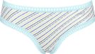 Sloggi Women GO Crush Hipster (3-pack) - dames slip - lichtblauw - kobaltblauw en blauw - wit en geel gestreept