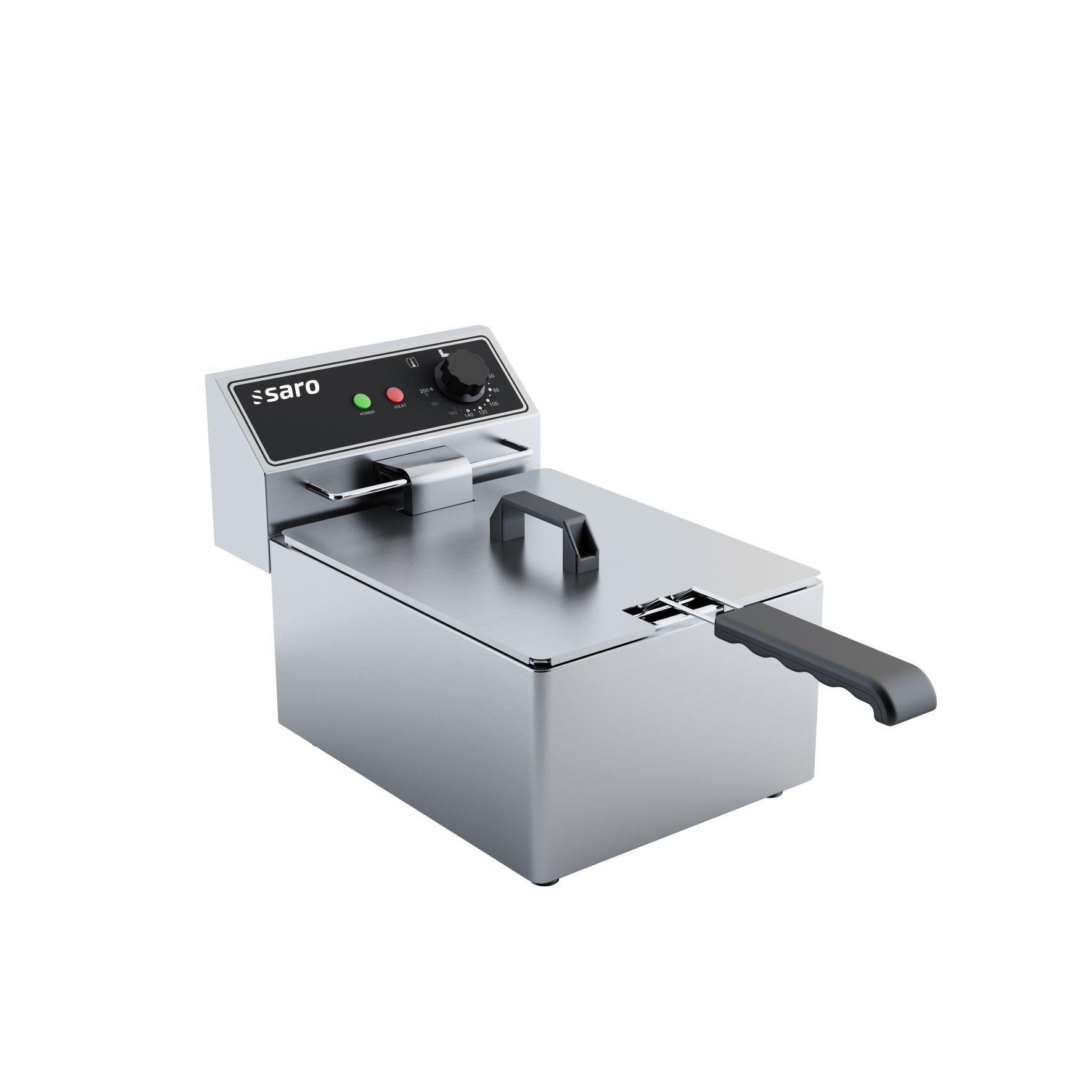 Saro EF 6 Enkel - 6L Vrijstaande Frituurpan - 3000W - RVS