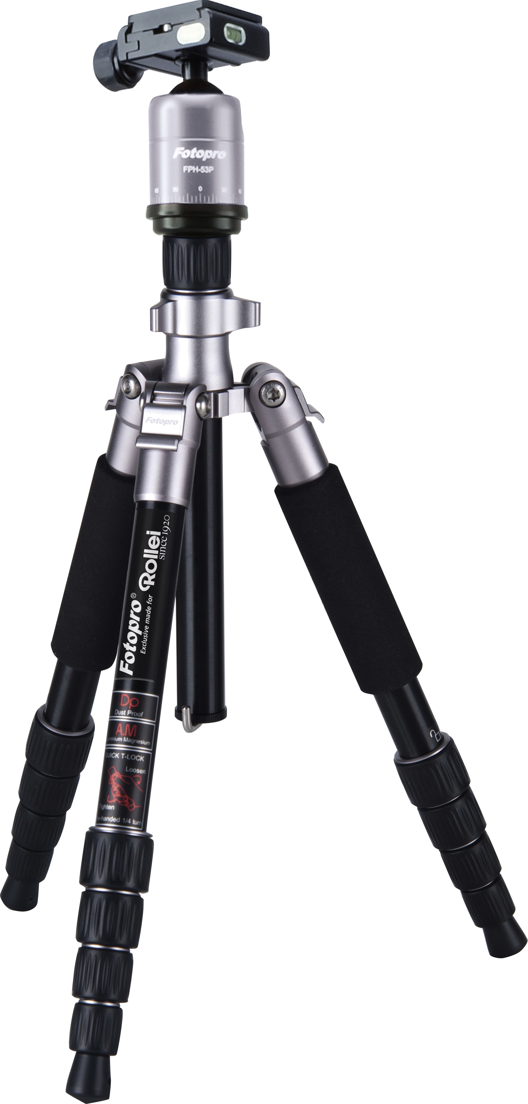 Rollei Compact Traveler No. 1 Tripod - Black - 140cm Max Height