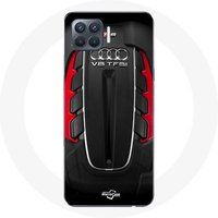 Maniacase Oppo A93 5G Audi RS Logo rood