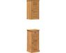 vidaXL Badkamerkast VIGO 2 stuks Bruin en Honingbruin 37 x 34 x 80 cm