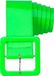Widmann Jaren 80 & 90 Kostuum - Neon Groene Riem Vinyl - Groen