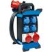 as - Schwabe STECKY 13 CEE-Stromverteiler 4,5 m schwere Gummischlauchleitung H07RN-F 5G4 – 4x 230 V Schuko- (16 A) + 2x 400 V CEE-Steckdosen (1x 16 A + 1x 32 A) – Outdoor – IP44 – Made in EU I 60963