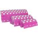 Set Topaz Set van 3 badhanddoeken, badstof, 450 g/m², 50 x 30 cm, 100 x 50 cm, kleur fuchsia