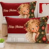 PETTI Artigiani Italiani 2 kerstkussenslopen Angel 50 x 70 cm