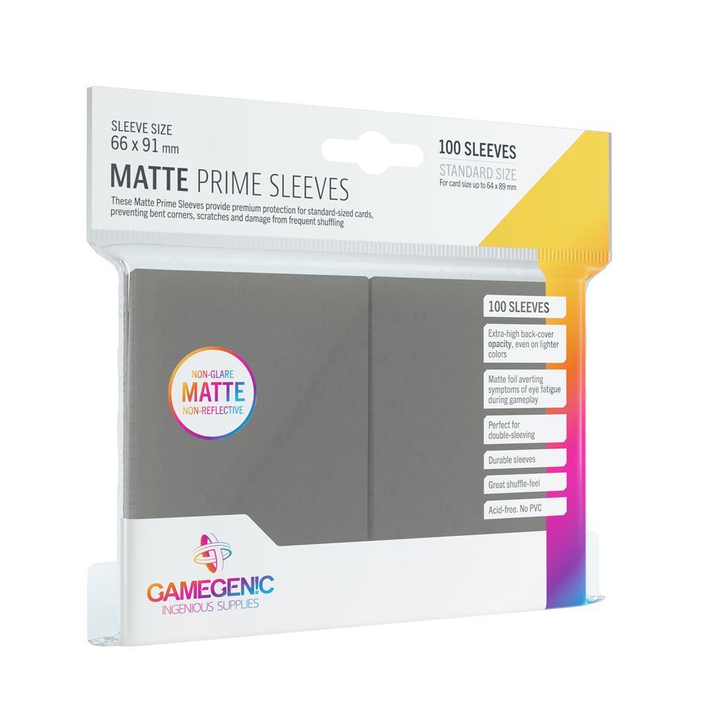 GameGenic Prime Matte Sleeves 66x91mm Grijs (100 stuks)