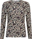 Protest Prtyalin - Thermoshirt Dames - Panterprint - Lange mouwen - Slim fit