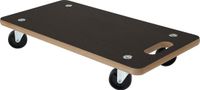 FX Tools Verhuis trolley/hondje - meubelroller op zwenkwielen - handvat - MDF - 200 kg - 58 x 29 cm
