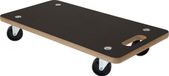 FX Tools Verhuis trolley/hondje - meubelroller op zwenkwielen - handvat - MDF - 200 kg - 58 x 29 cm