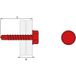 THT SCELL-IT vis autoperceuses, 6,3 x 75 mm, 64 mm, THT10-63075