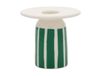 Marimekko Piccolo bougeoir blanc-vert, 8 cm