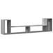 Syfax Tv-meubelen 2 st 100x30x50 cm bewerkt hout grijs sonoma eiken