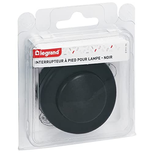 LEGRAND LEG91173 vloerlamp, 2 A, diameter 65 mm, zwart