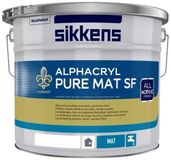 Sikkens Alphacryl Pure Mat Peinture murale - 10L - Blanc