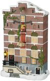 LuVille Kerstdorp Miniatuur Pakhuis Gevel