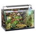 Ferplast Aquarium 60 liter glas, ledverlichting 24 W, buitenfilter, aquarium voor tropische vissen met verwarming 100 W, open bak voor planten en aquascaping 59,5 x 31,5 x 42 cm