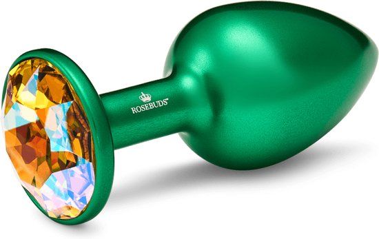 Rosebuds™ Medium Alu Green Crystal