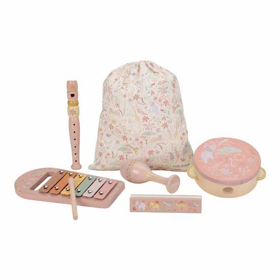Little Dutch Muziekset - Roze FSC - Safari Friends