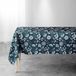 Douceur d'intérieur Tafelkleed rechthoekig 145 x 240 cm blauw polyester bedrukt Garance