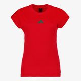 Adidas W 3S WC dames sport T-shirt rood - Maat L