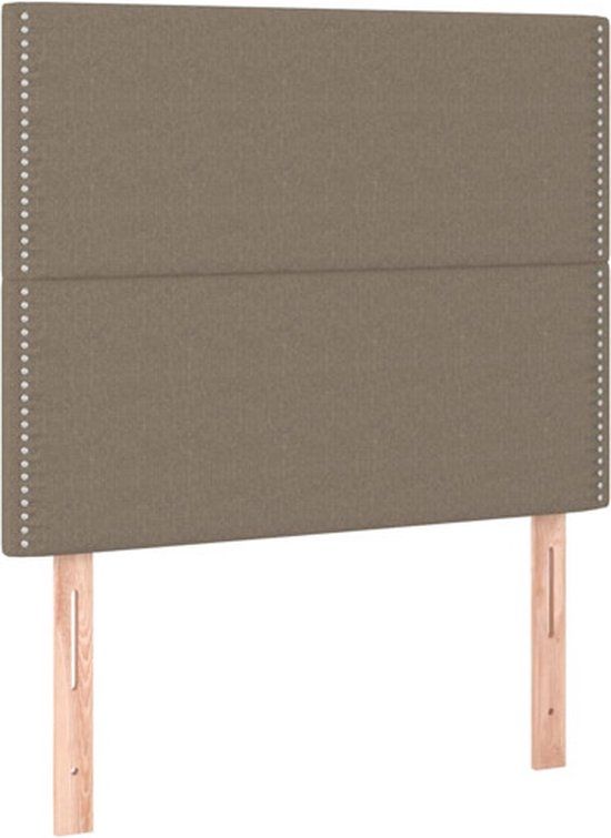 VidaXL Hoofdeind & Voeteind Taupe
