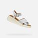 GEOX MELICONIA DAMES Sandalen - WIT - Maat 39