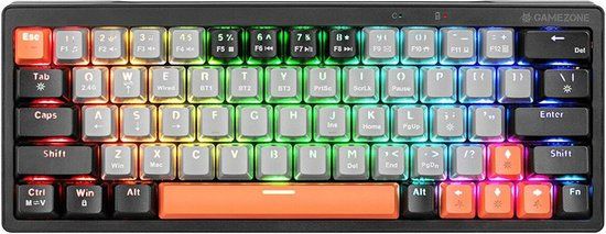 Tracer Evo1 Gamingtoetsenbord Voor Pc Hot Swap 63 Bedrade Rgb Anti-Ghost