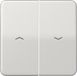 Jung Wip 2-voudig, met pijlsymbolen, duroplast, serie CD, lichtgrijs CD 595 P LG