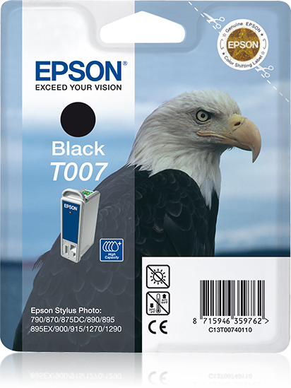 Epson Eagle inktpatroon Black T007 single pack / zwart