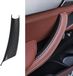 BMW Housse de poignée de porte - Motif fibre de carbone ABS - Côté passager - Poignée de traction de porte intérieure - Couvercle - X5 X6 - 2007-2013, 2008-2014 - Droite