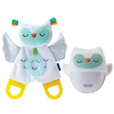 Infantino Nachtlampje en glow-in-the-dark Cuddly Owl Gift Set - 0773554020366