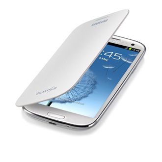 Samsung EFC-1G6F - Mobiele telefoon behuizing - Wit - Kunstleer - GALAXY S III