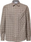 s.Oliver Chemise à carreaux à manches longues Beige
