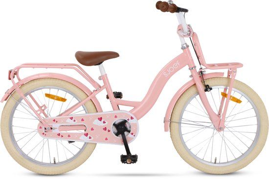 SJOEF Classic Meisjesfiets 20 inch Roze | Kinderfiets 6-8 jaar